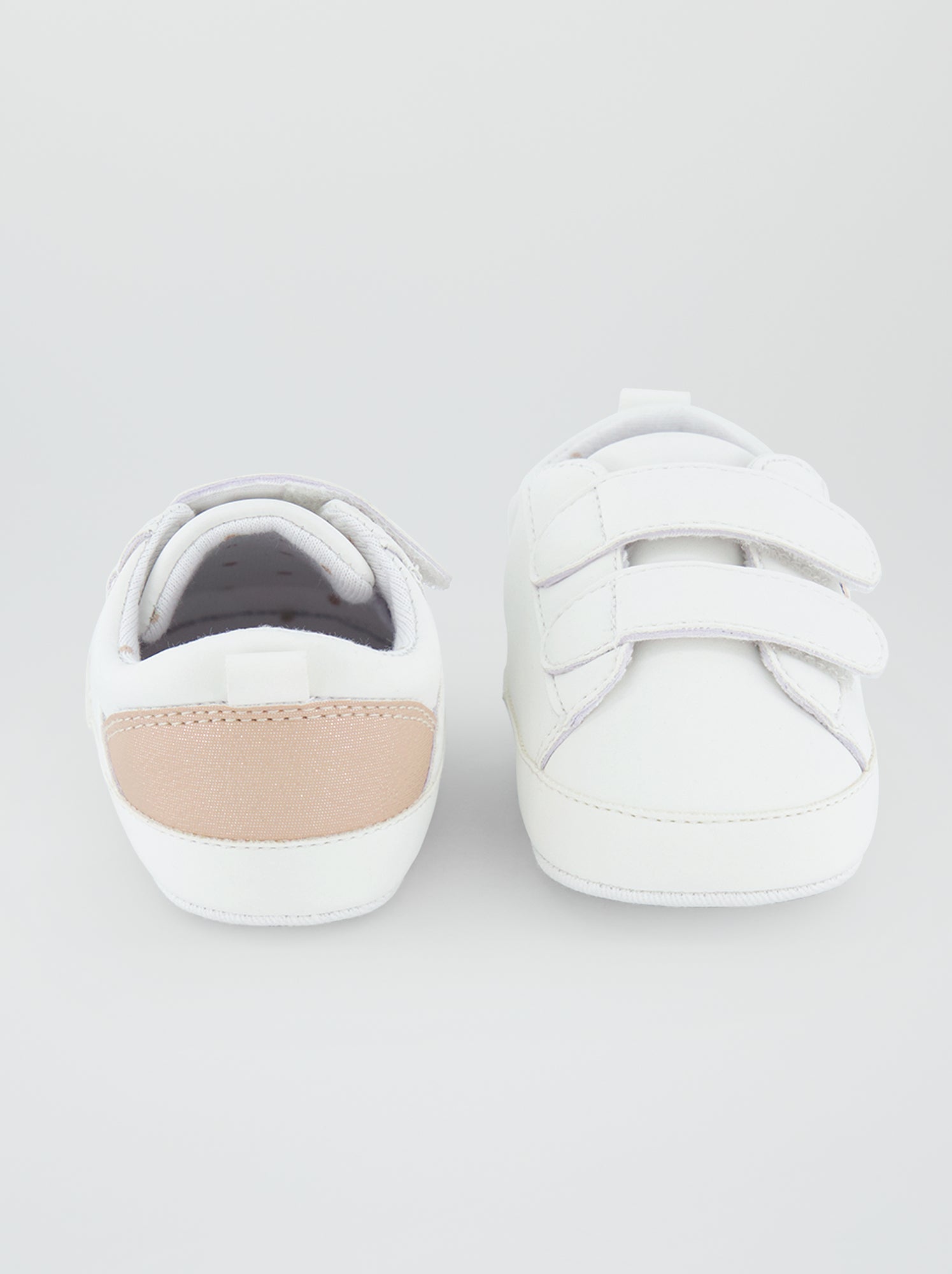 Sneakers moda con chiusure a strappo - BIANCO