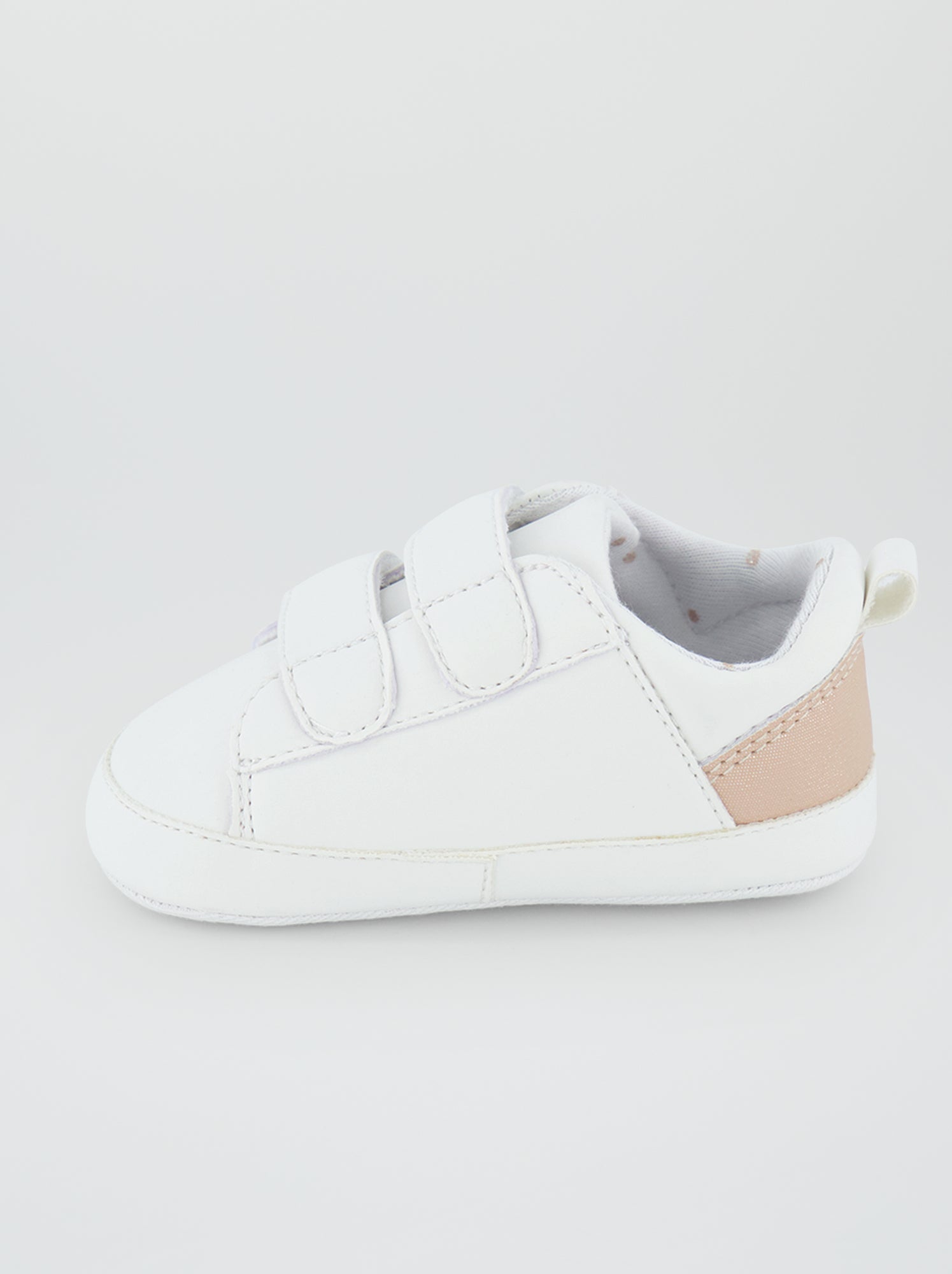 Sneakers moda con chiusure a strappo - BIANCO