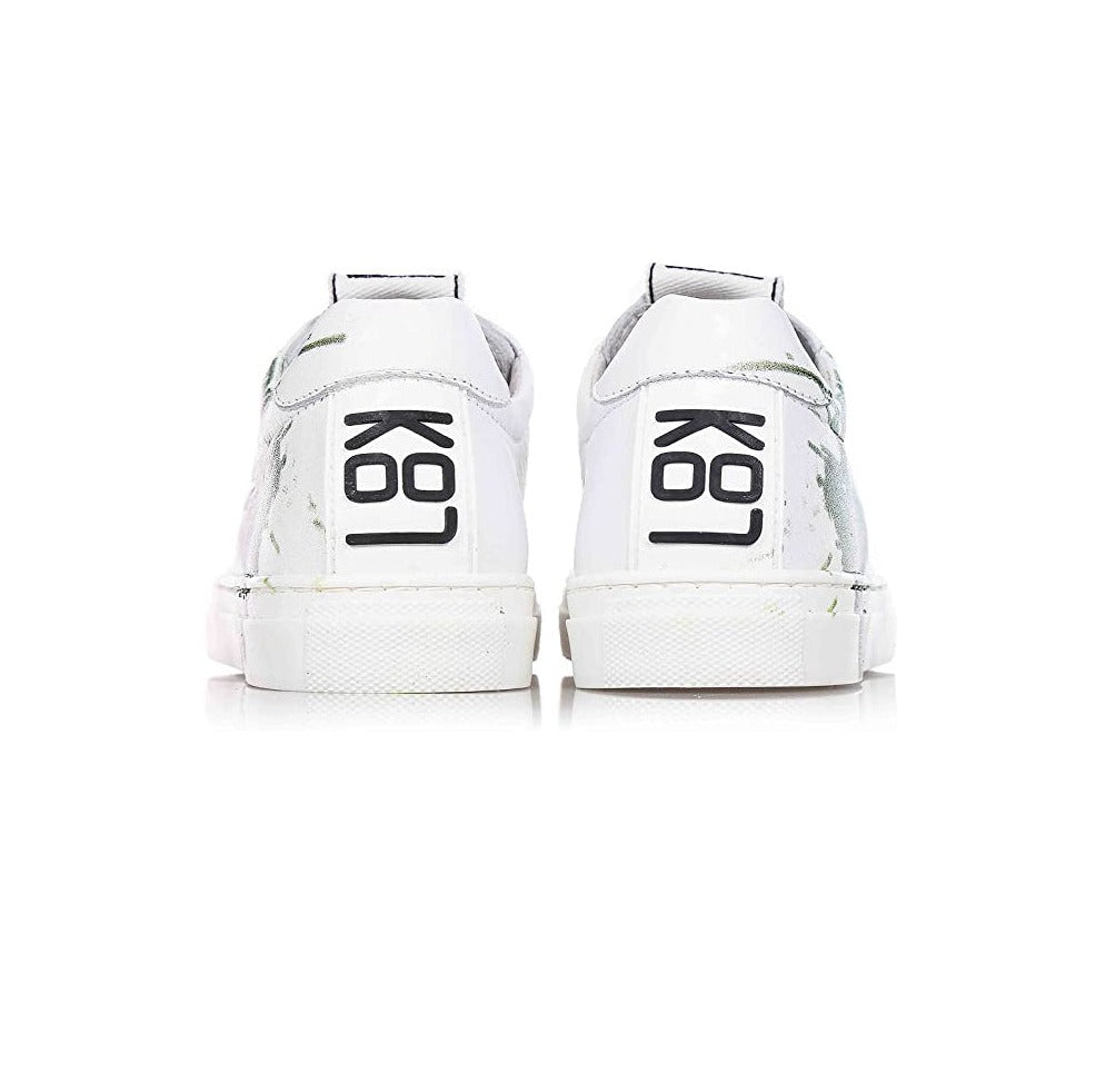 SNEAKERS PELLE STAMPA BANDIERA