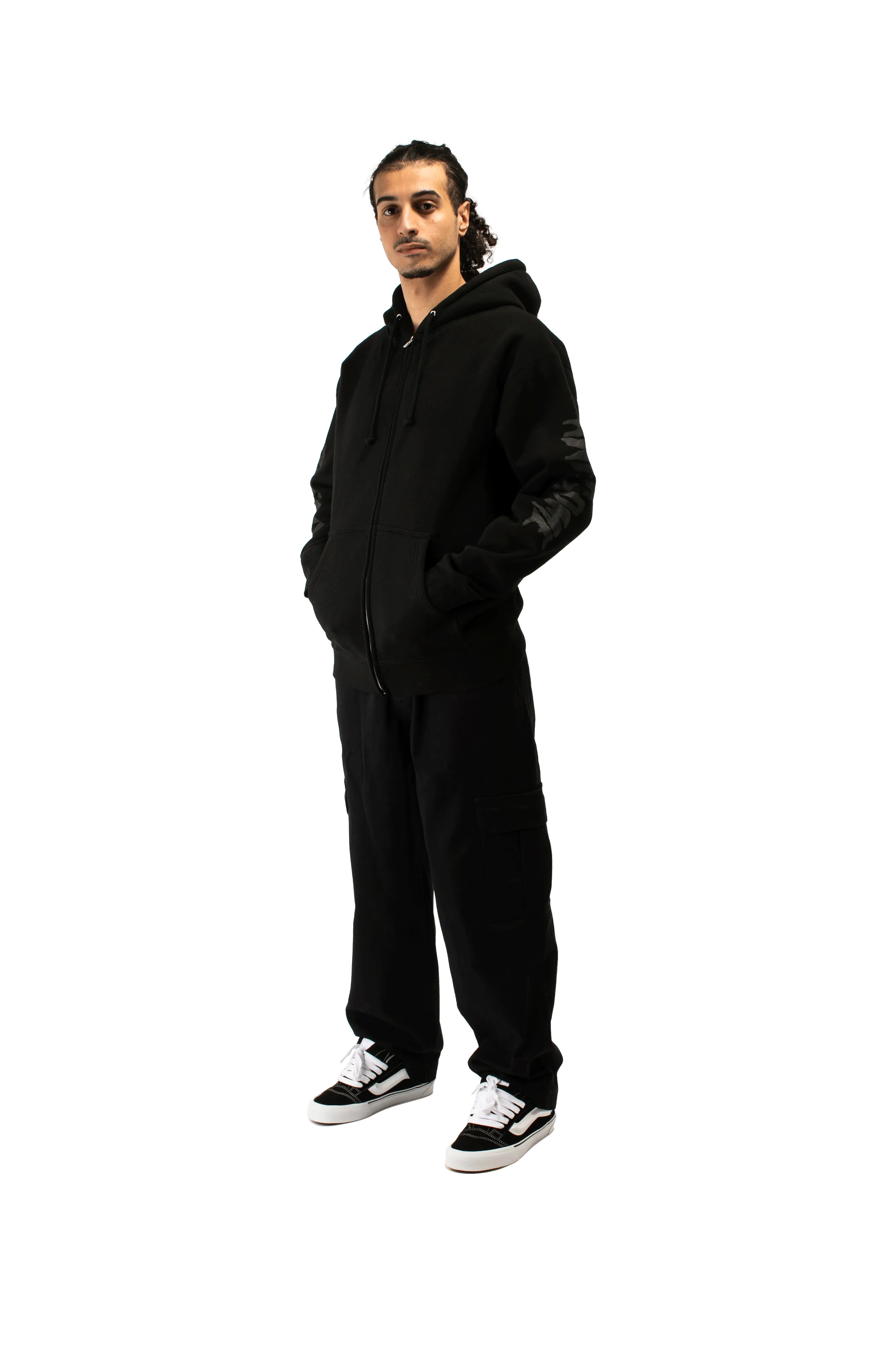 Stamp Zip Up Hoodie