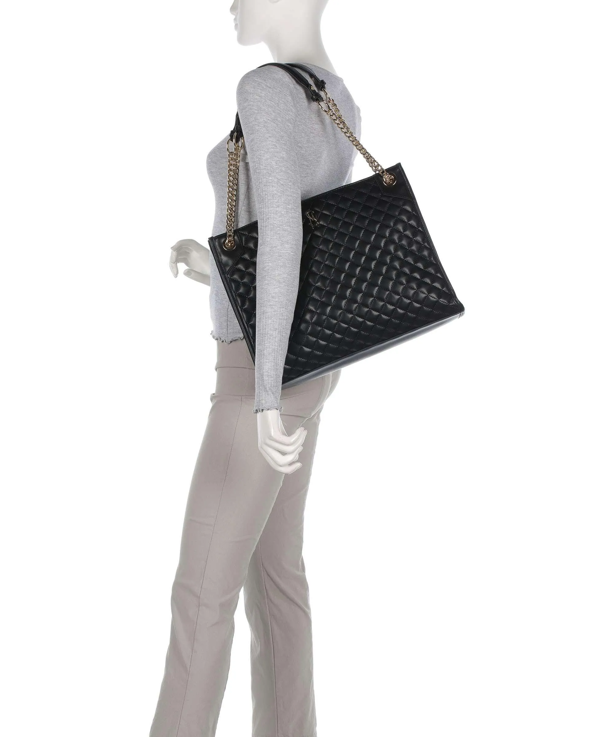  Steve Madden BACCENT Borsa shopper pelle sintetica nero  
