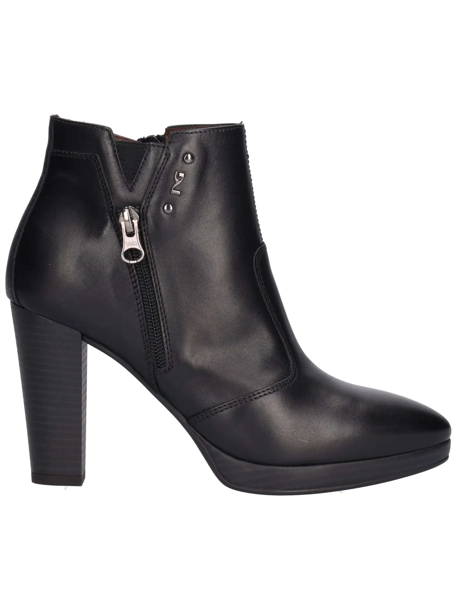 Stivaletto tacco largo Nero Giardini da donna nero
