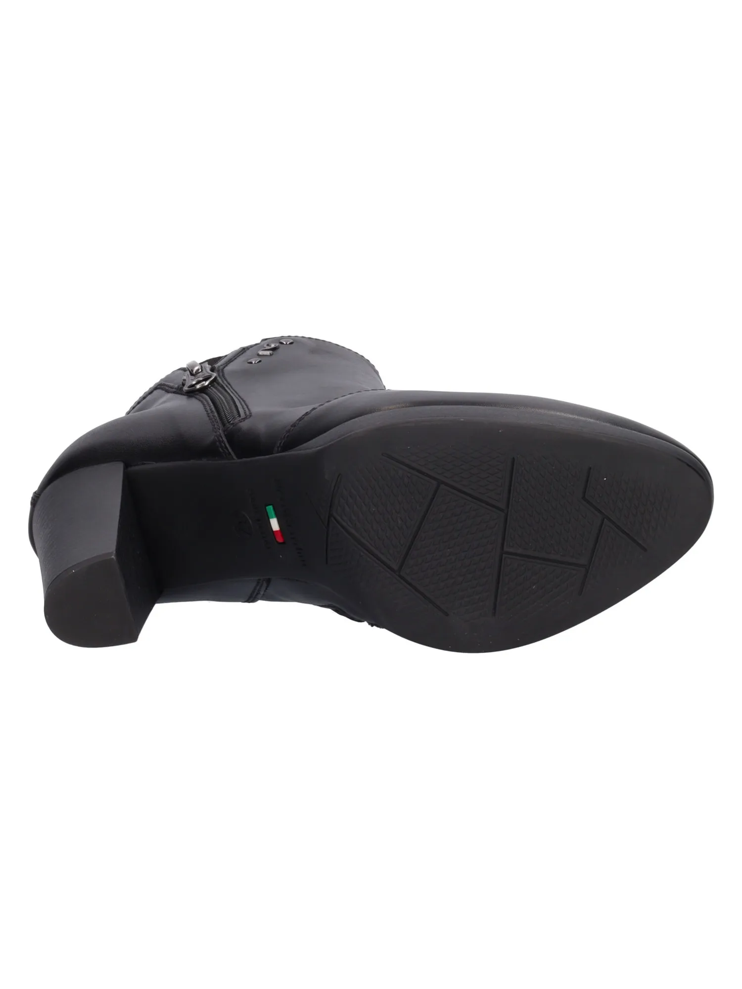 Stivaletto tacco largo Nero Giardini da donna nero