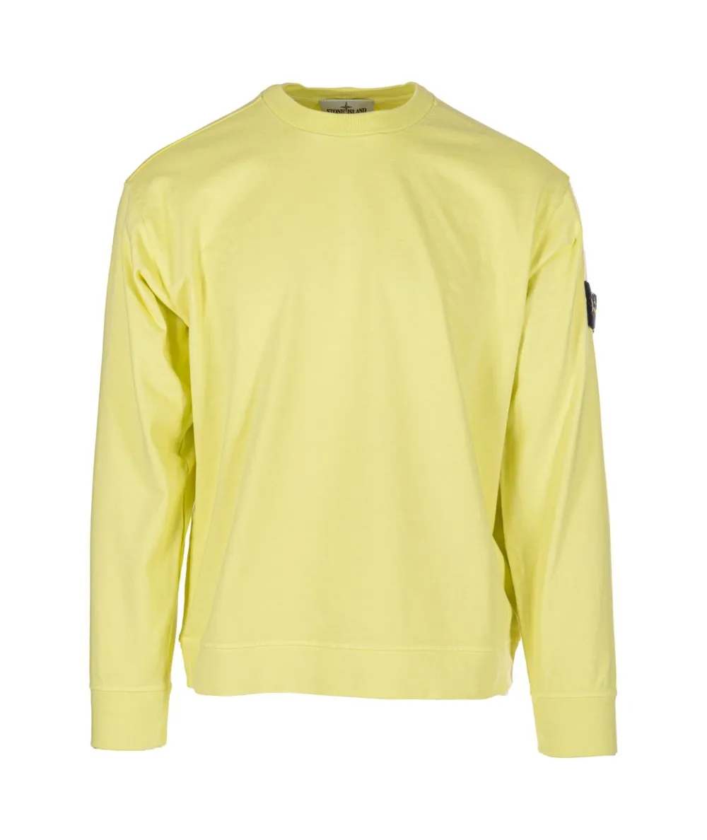 STONE ISLAND--Felpa girocollo in jersey