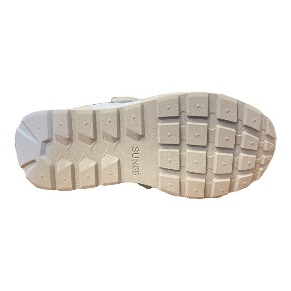 Sun68 Ally Glitter Mesh Z32403 01 white girl's sneakers shoe