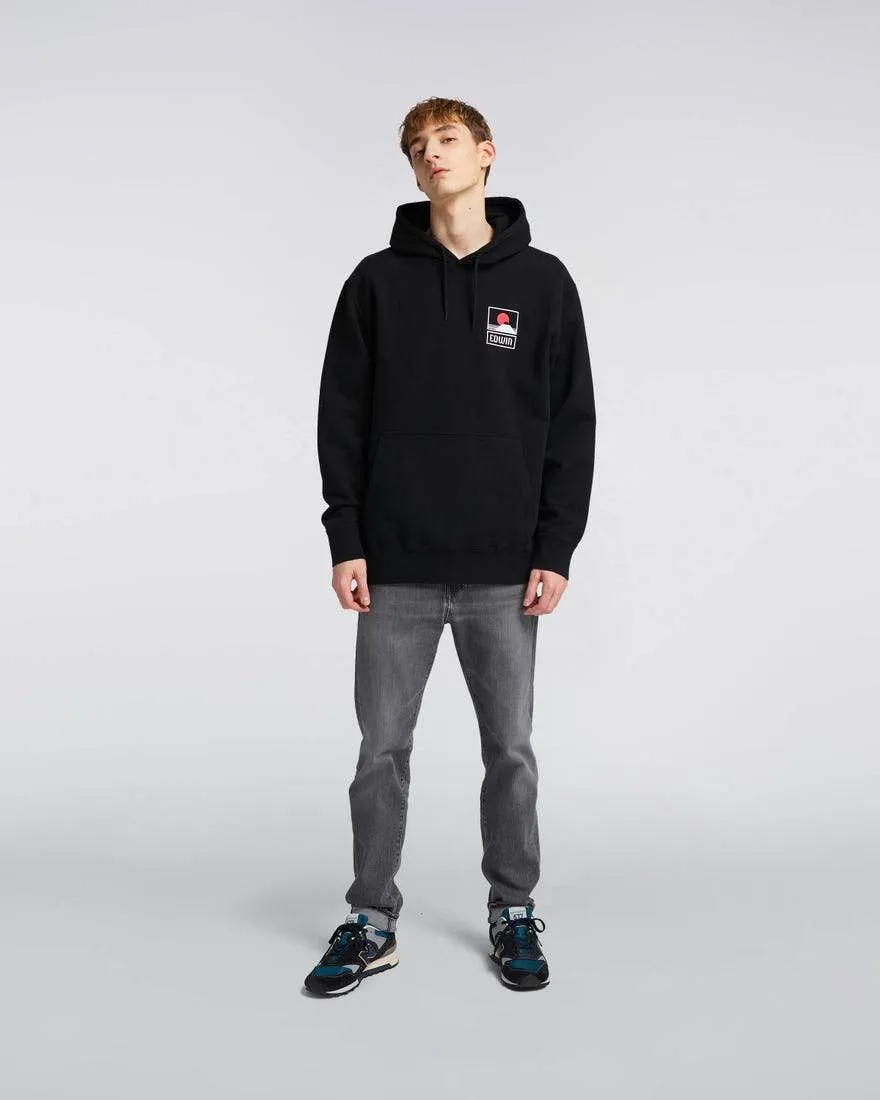 Sunset On Mt Fuji Hoodie Sweat Black