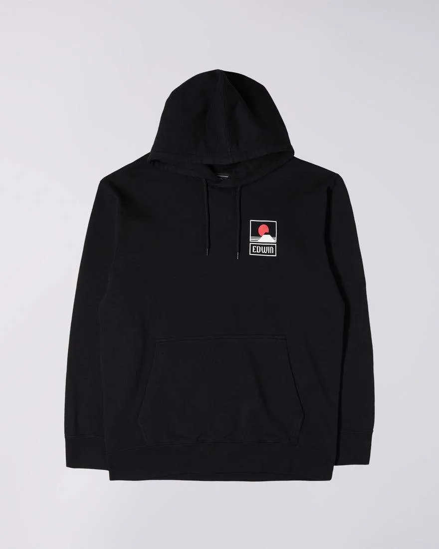 Sunset On Mt Fuji Hoodie Sweat Black