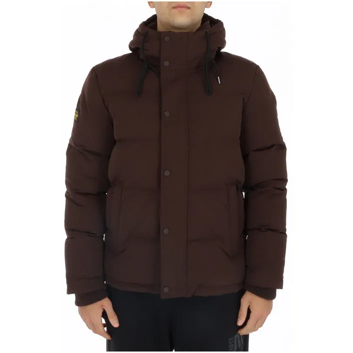 Superdry piumino marrone   