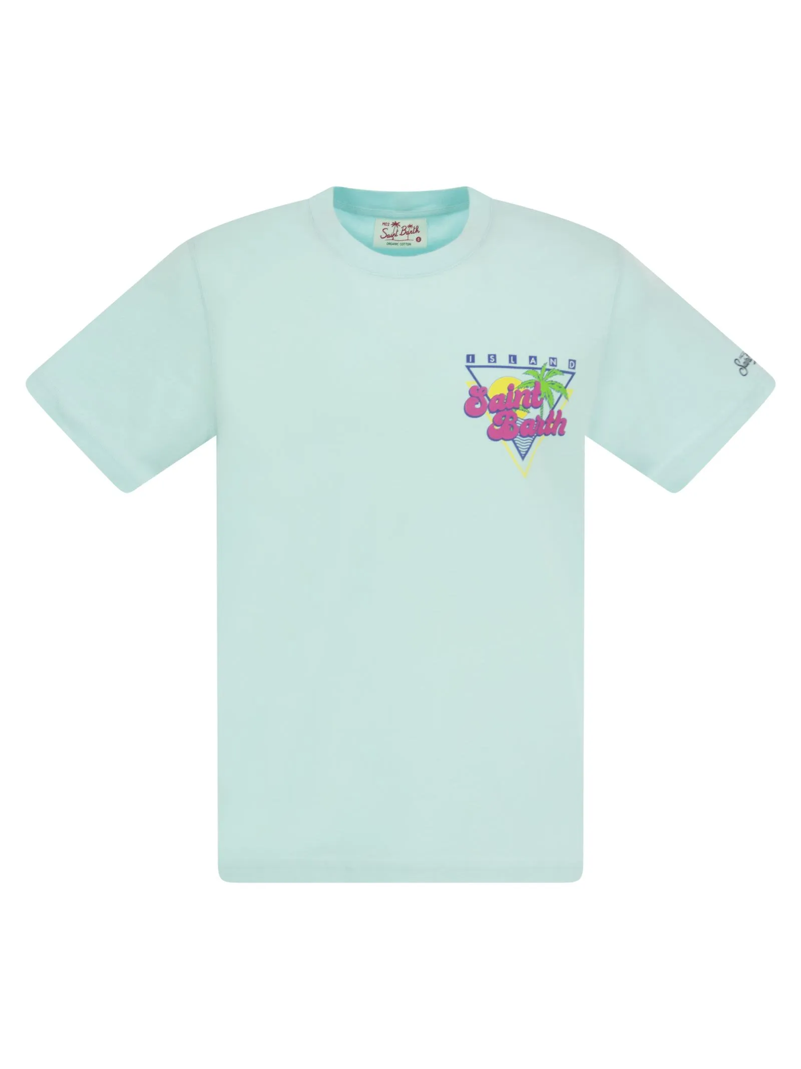 T-shirt in cotone con stampa SB SUMMER