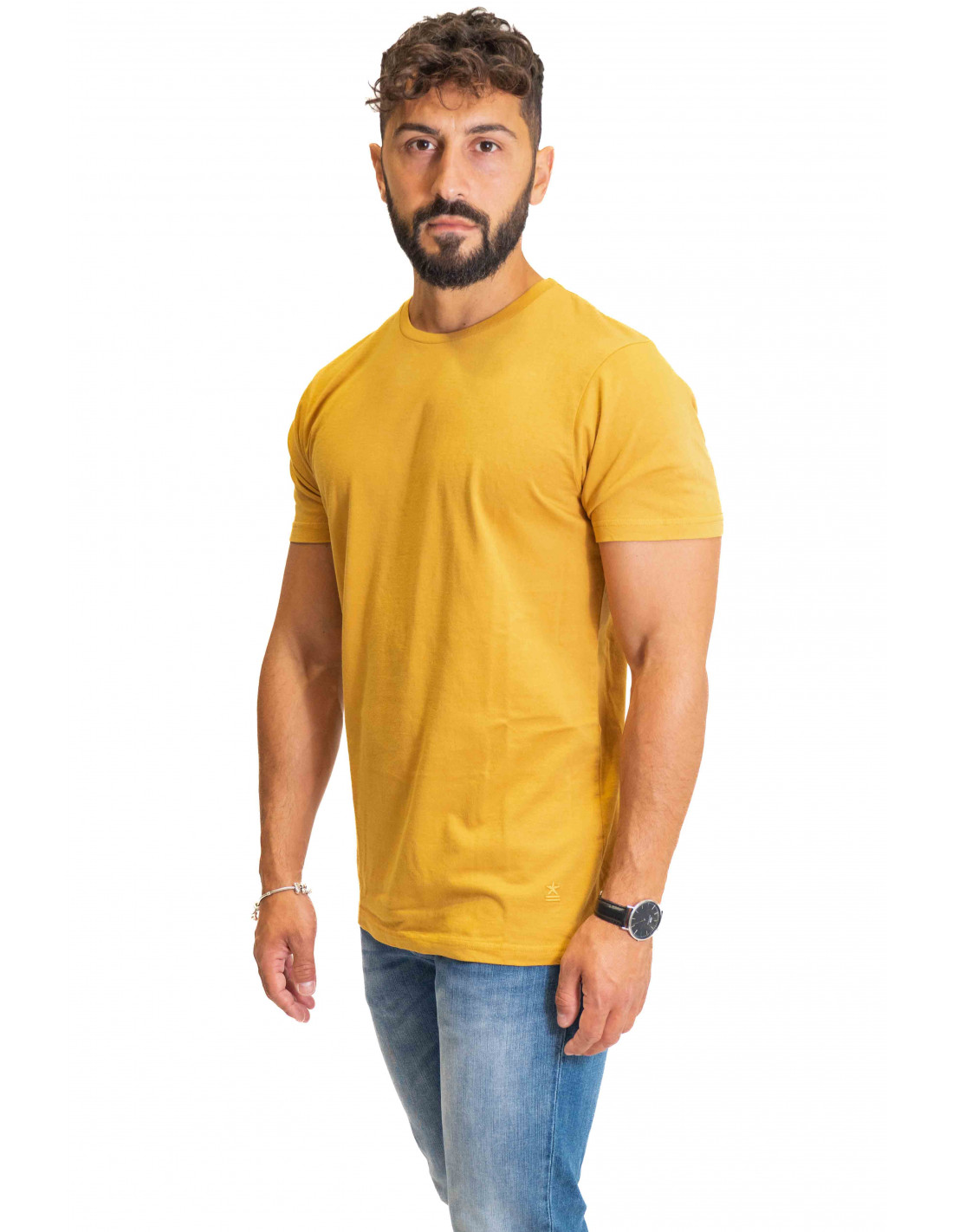 T-Shirt Uniform Jeans - Senape