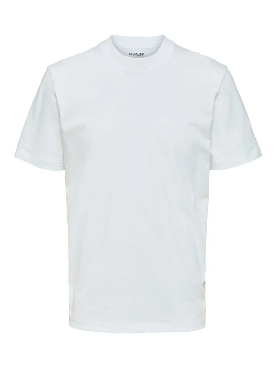 T-SHIRT Uomo SELECTED 16077385 RELAXCOLMAN BRIGHT WHITE