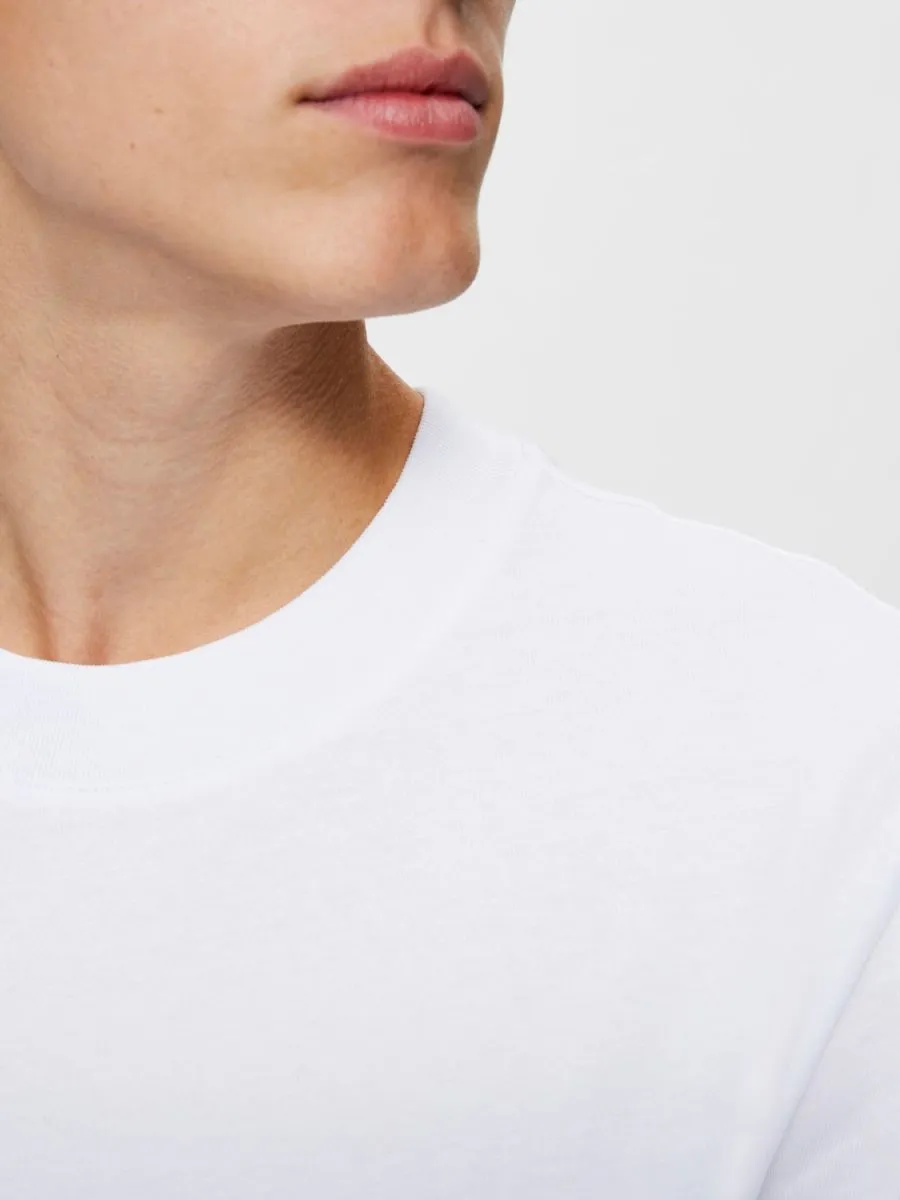 T-SHIRT Uomo SELECTED 16077385 RELAXCOLMAN BRIGHT WHITE