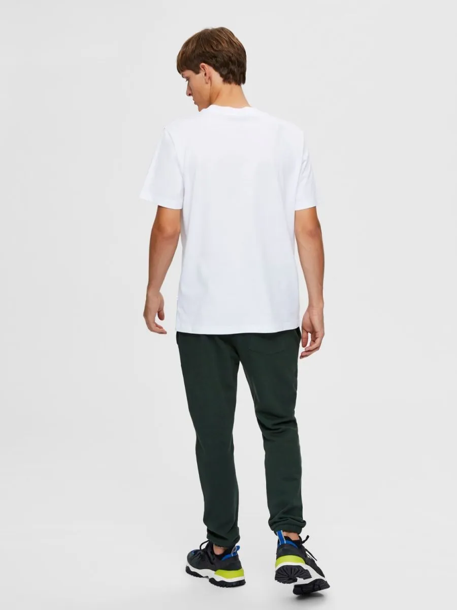 T-SHIRT Uomo SELECTED 16077385 RELAXCOLMAN BRIGHT WHITE