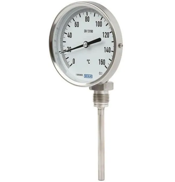 Termometro a quadrante WIKA, -30 → +50 °C, Ø quadrante 63mm, Quadrante