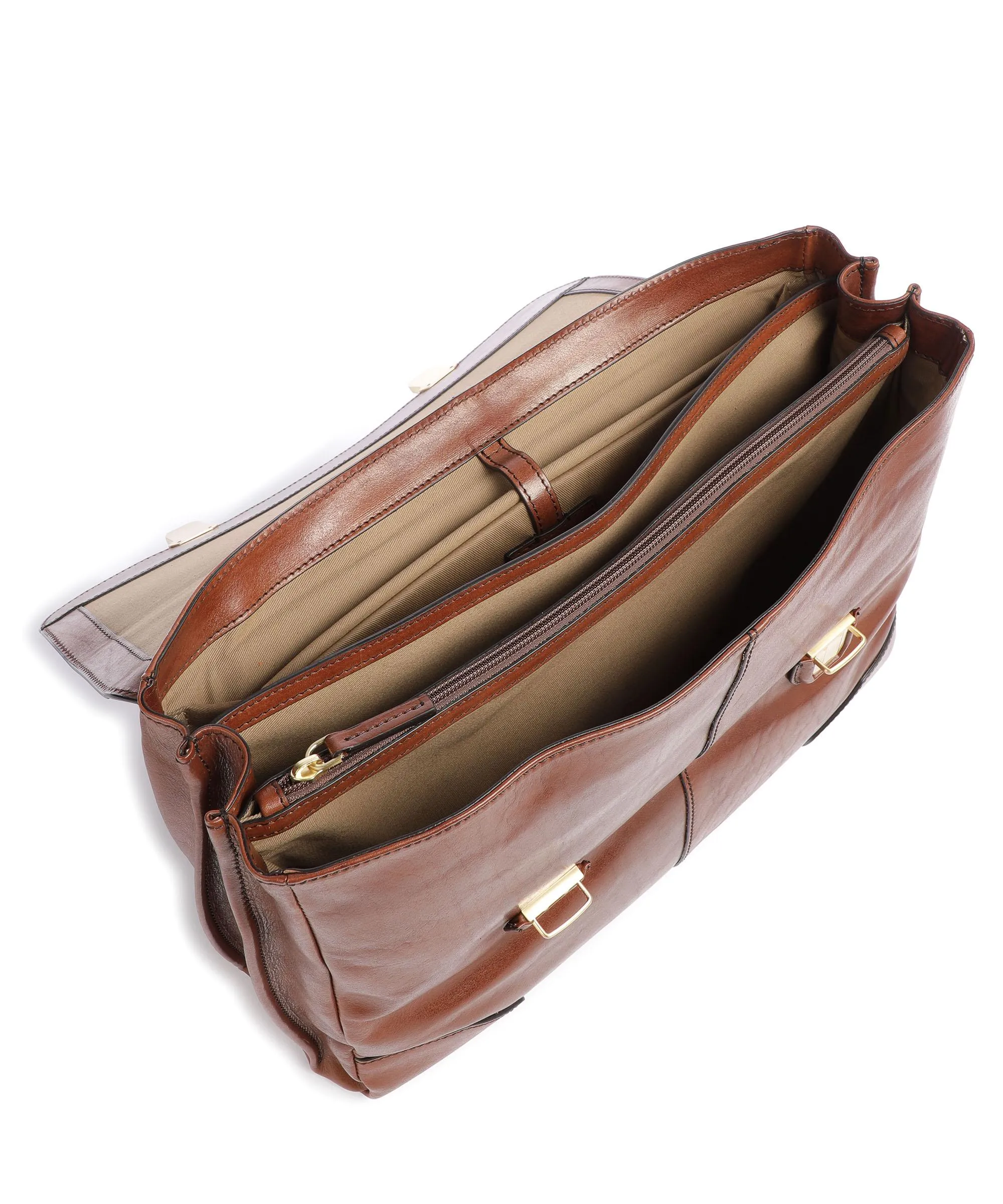  The Bridge Vespucci Cartella 15″ pelle bovina marrone  