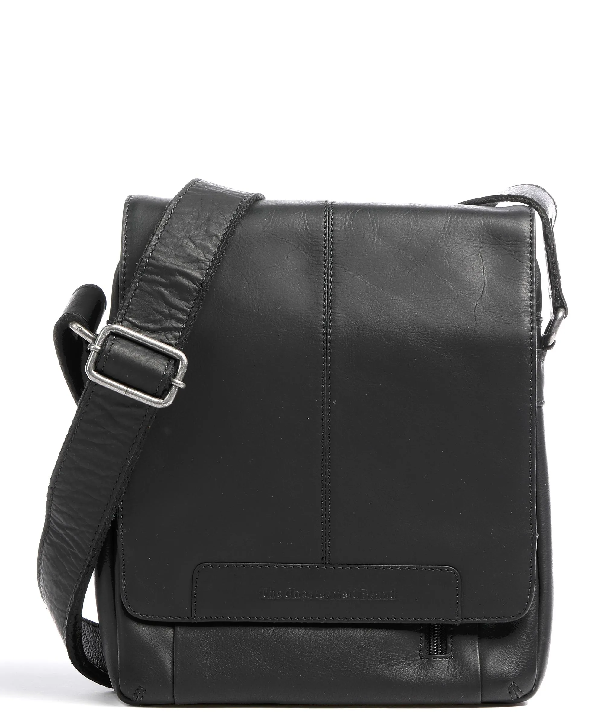  The Chesterfield Brand Remy Borsa a tracolla pelle di vacchetta pull-up nero  