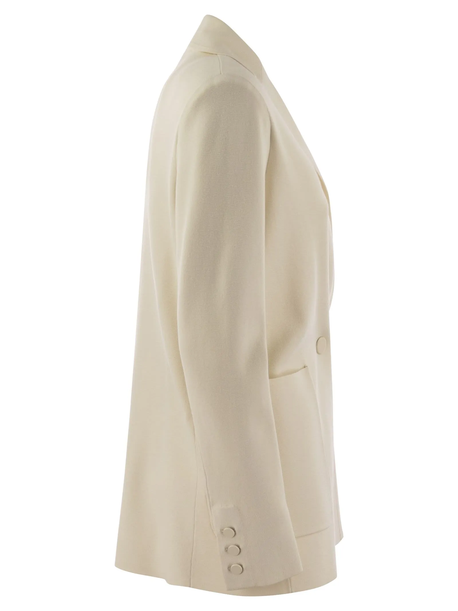 TITANIA – Viscose blend double-breasted blazer