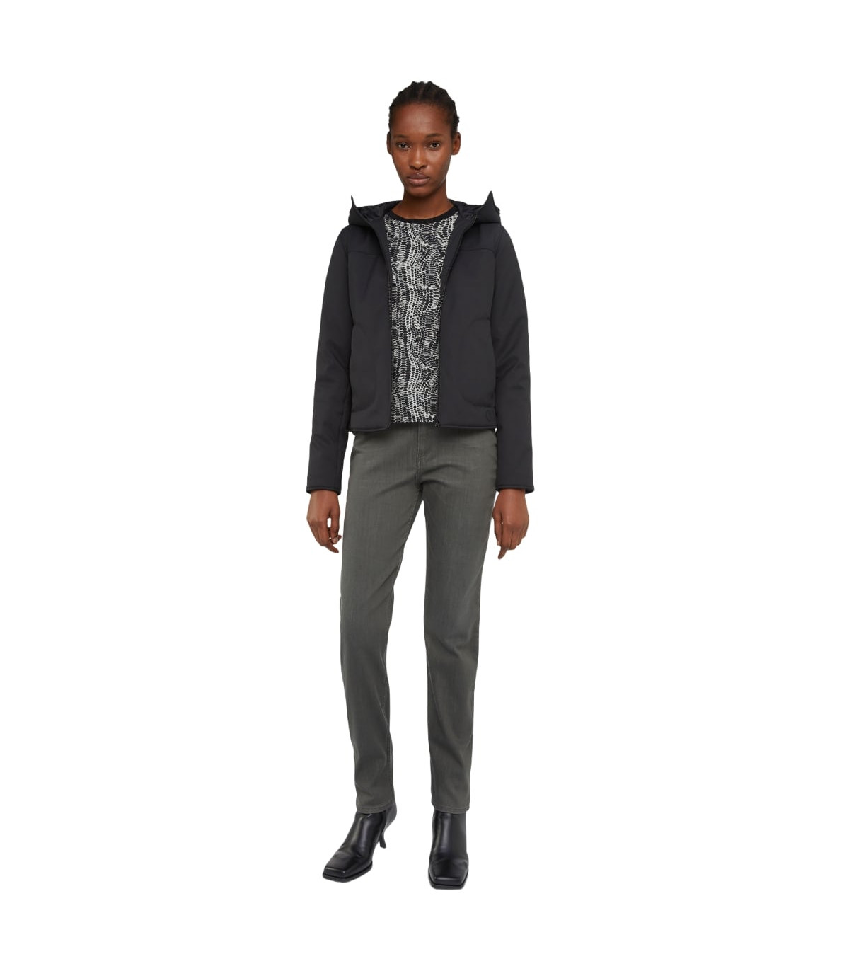 Trussardi Jeans Donna Giacca Invernale Con Cappuccio