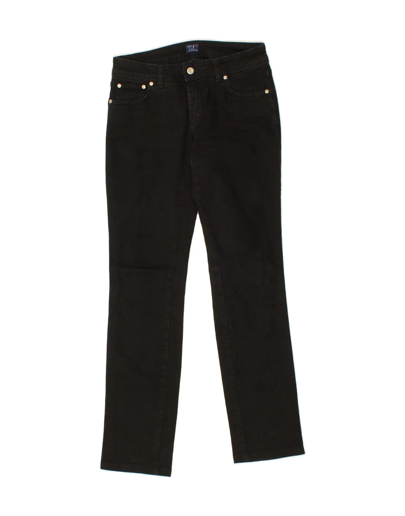 TRUSSARDI Womens Skinny Jeans W26 L26 Black Cotton