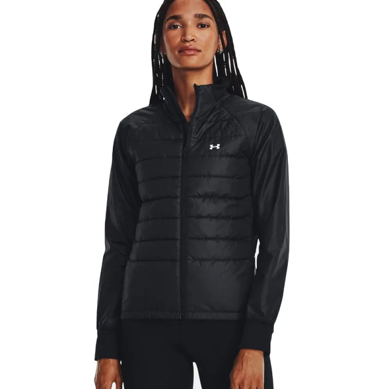Under Armour Giacca Running Storm Insulate Nero Reflective Donna
