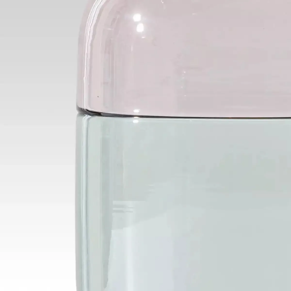 Venini Vaso Bolle Rosa Cipria/Verde Rio 503.02