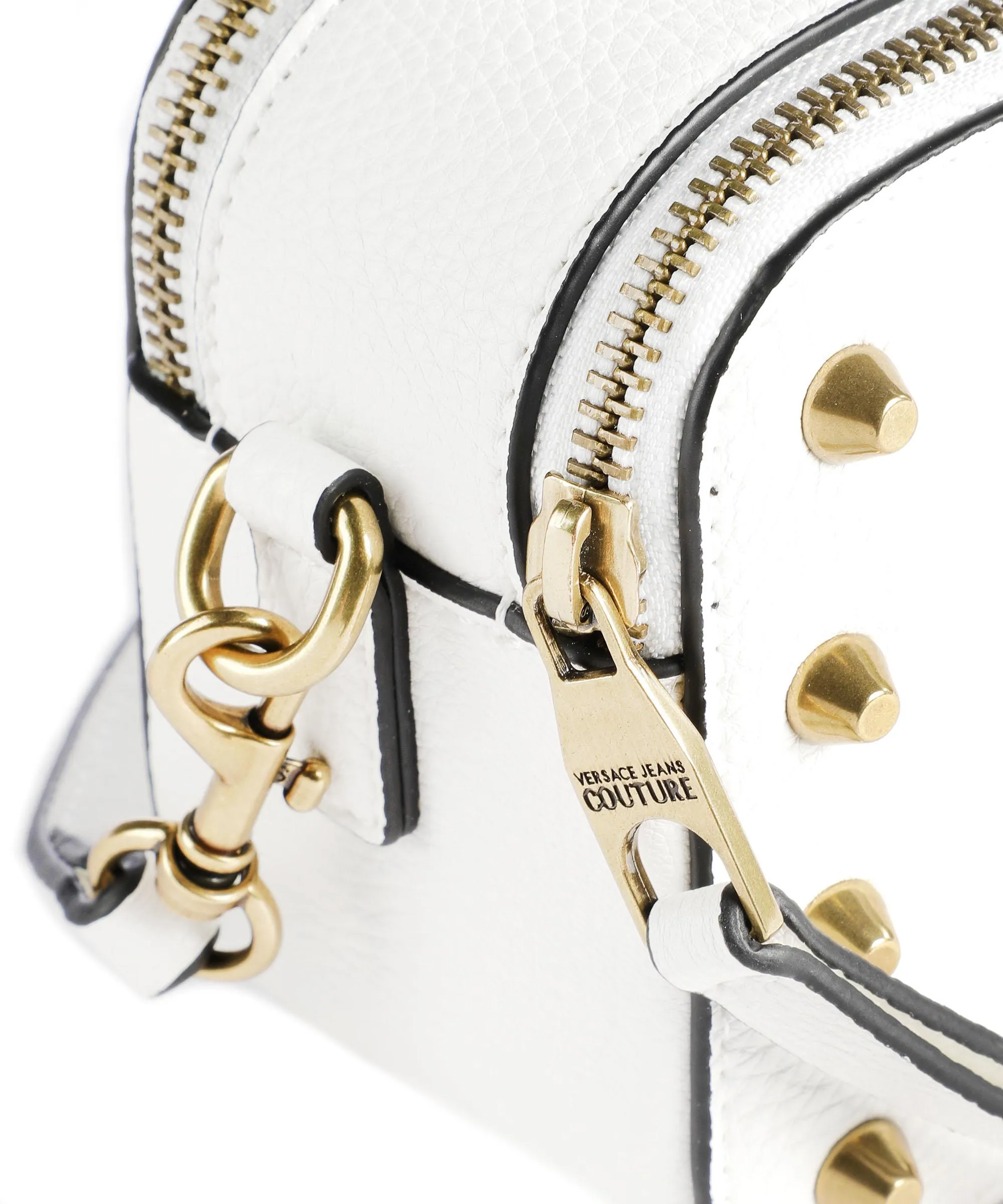  Versace Jeans Couture Studded Attitude Borsa a tracolla pelle sintetica bianco  