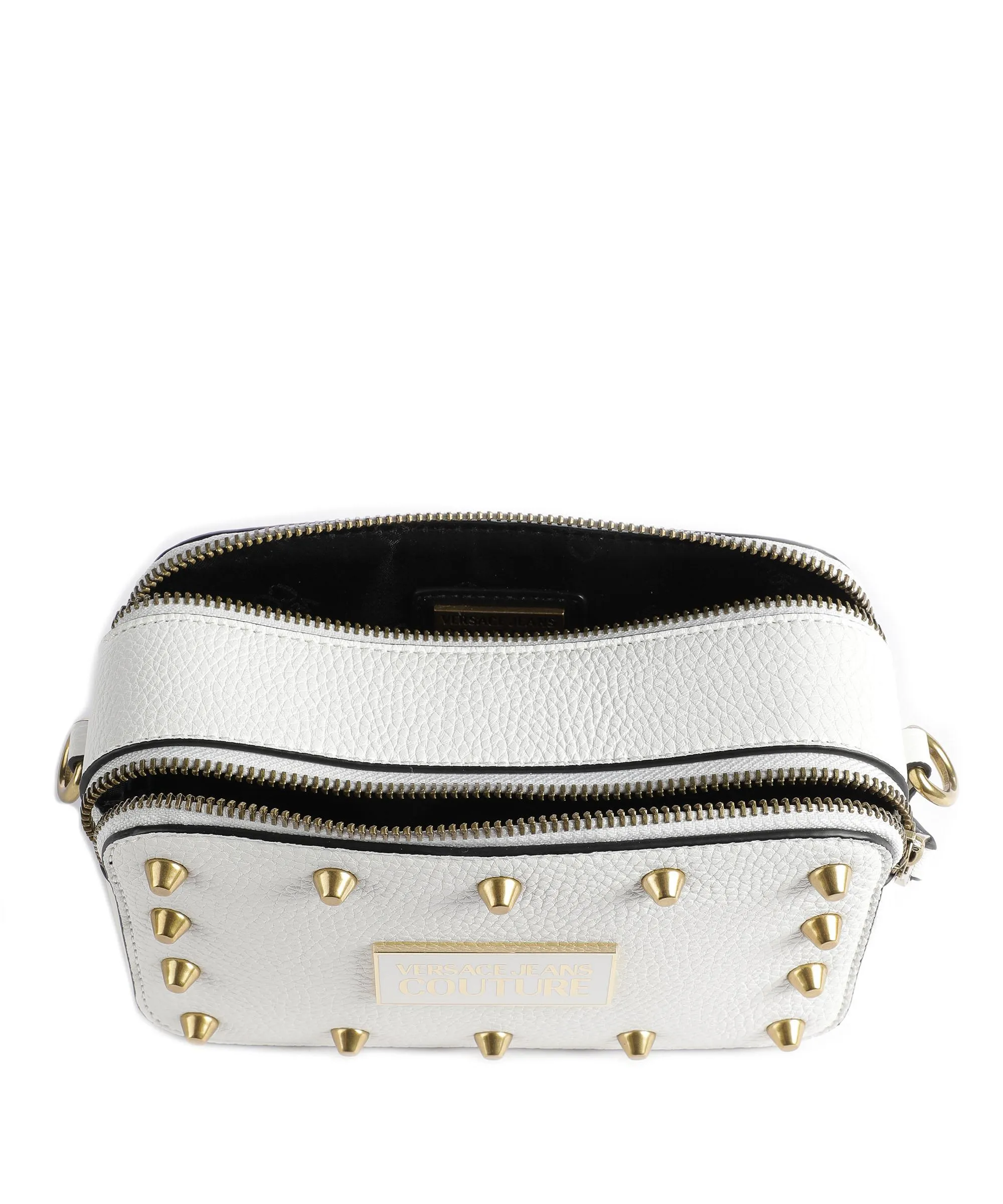  Versace Jeans Couture Studded Attitude Borsa a tracolla pelle sintetica bianco  