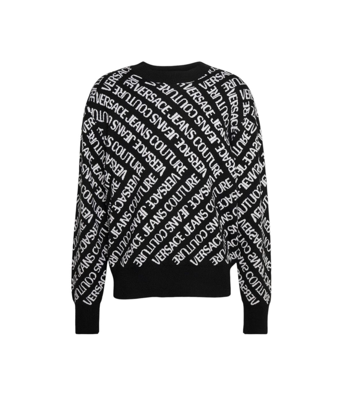 Versace Jeans Couture Uomo Maglione A Girocollo  Monogram