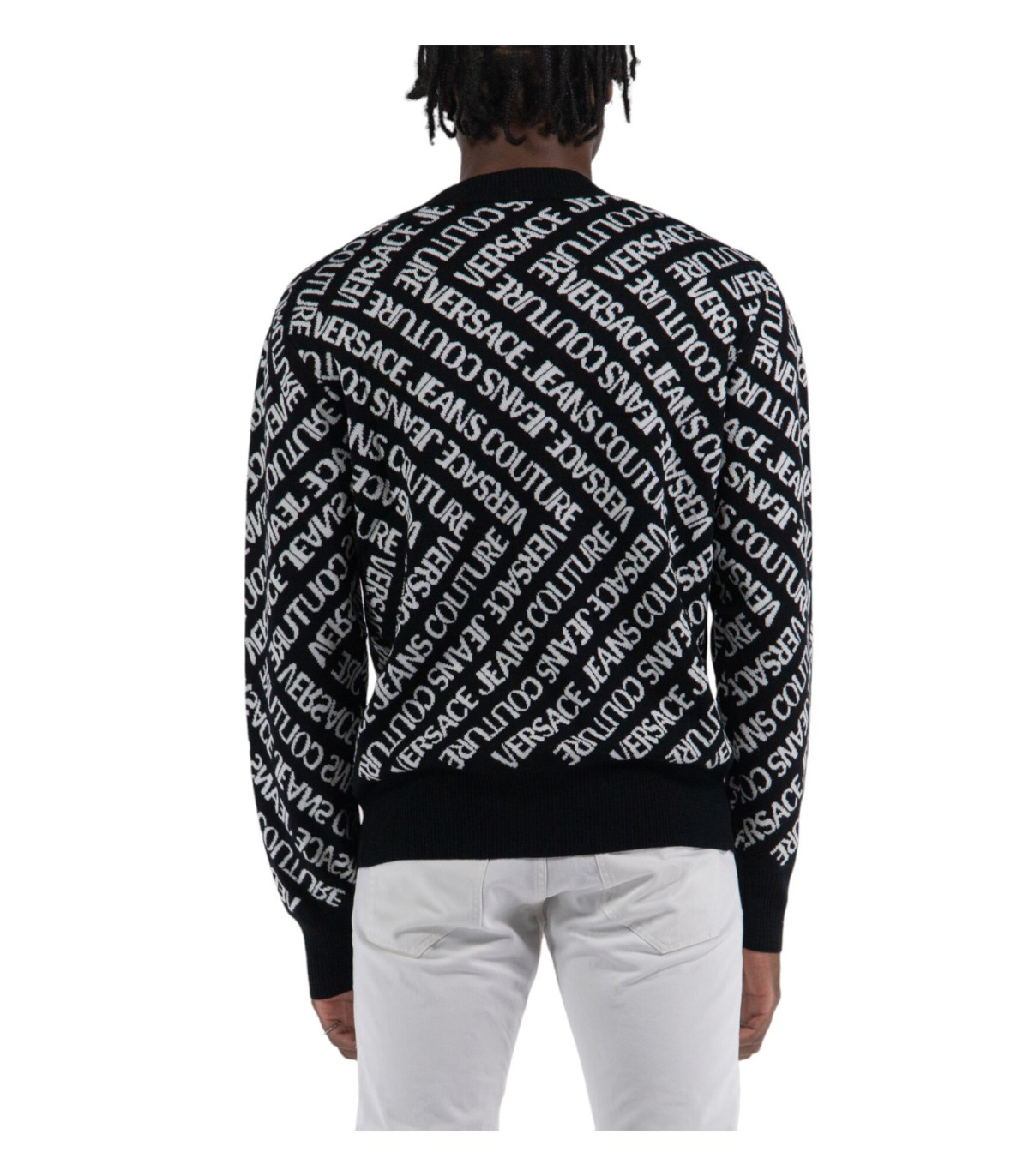 Versace Jeans Couture Uomo Maglione A Girocollo  Monogram