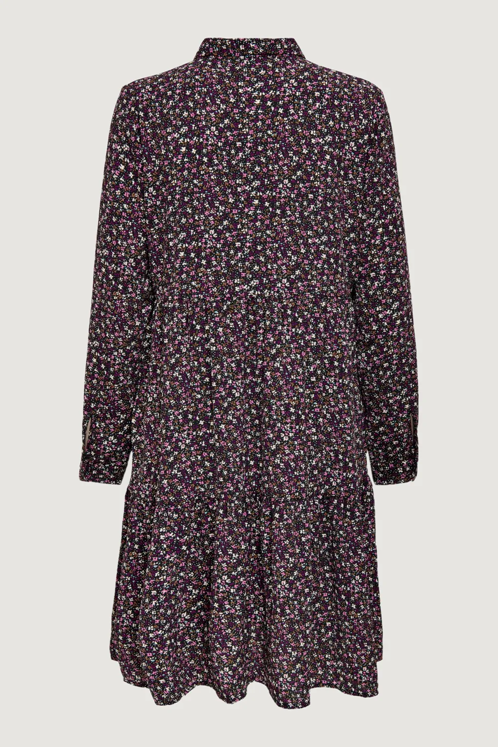 Vestito midi Jacqueline de Yong jdypiper l/s aop shirt dress wvn noos Fuxia