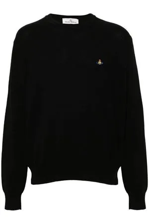 VIVIENNE WESTWOOD Abbigliamento,Maglieria Maglione Alex in misto cotone biologico nero 