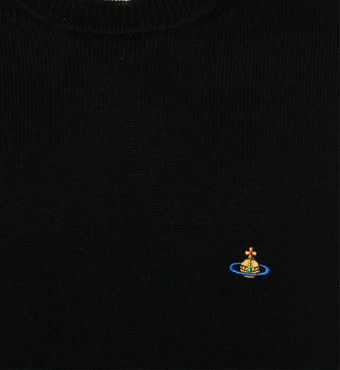 VIVIENNE WESTWOOD Abbigliamento,Maglieria Maglione Alex in misto cotone biologico nero 