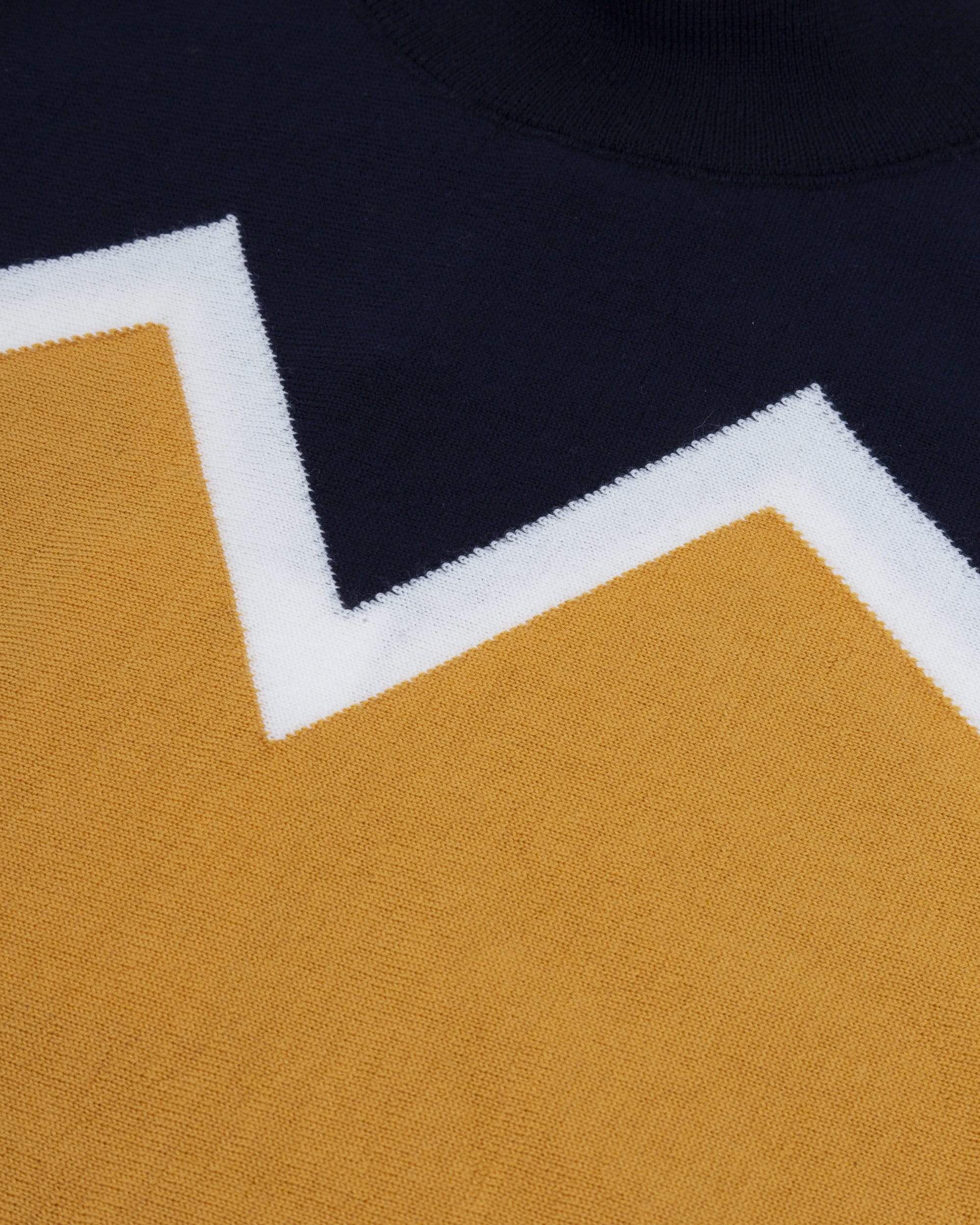 Winterpeak Navy Neck Sweater