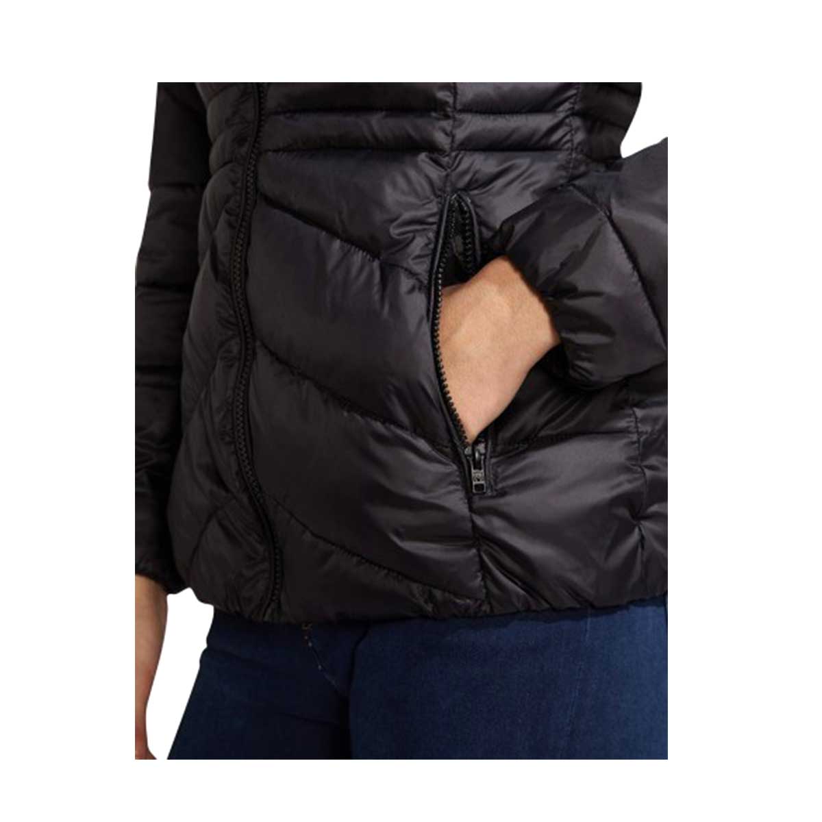 Wrangler giacca puffer black donna