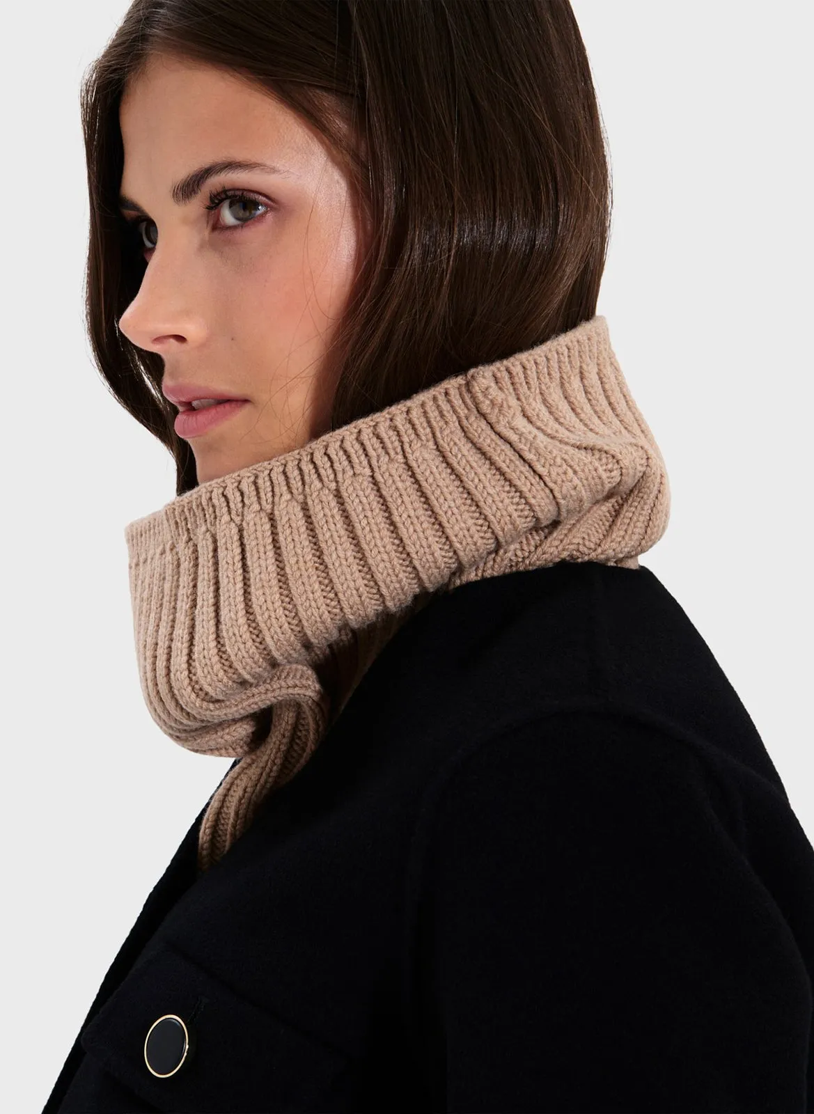  ZAPA   AMORE - Collo alto in lana | Beige